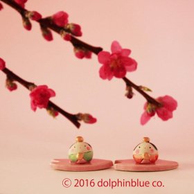 おひなさまがお花見してるみたいでしょ?